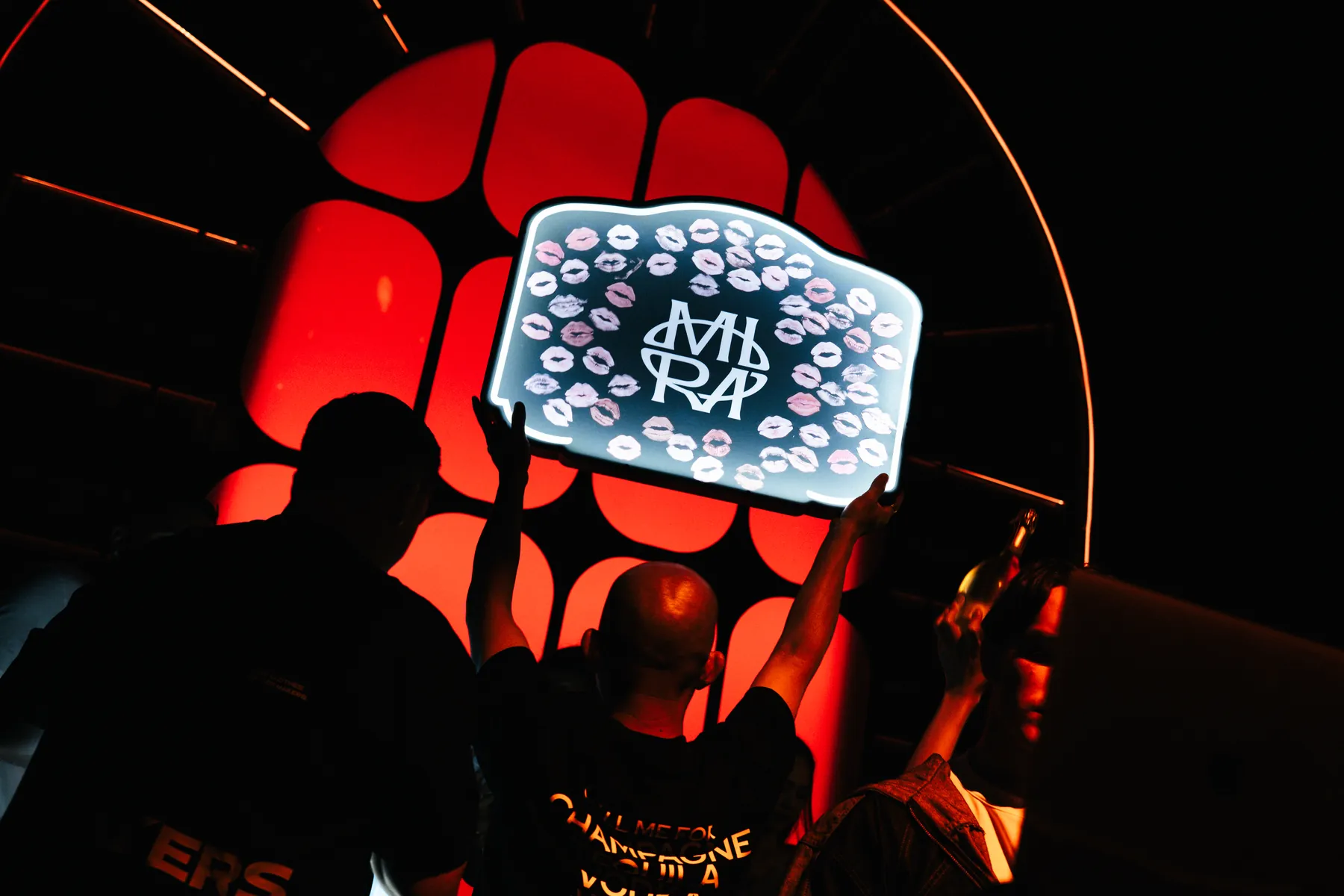 The crowd on the floor at MIRA Club Bangkok